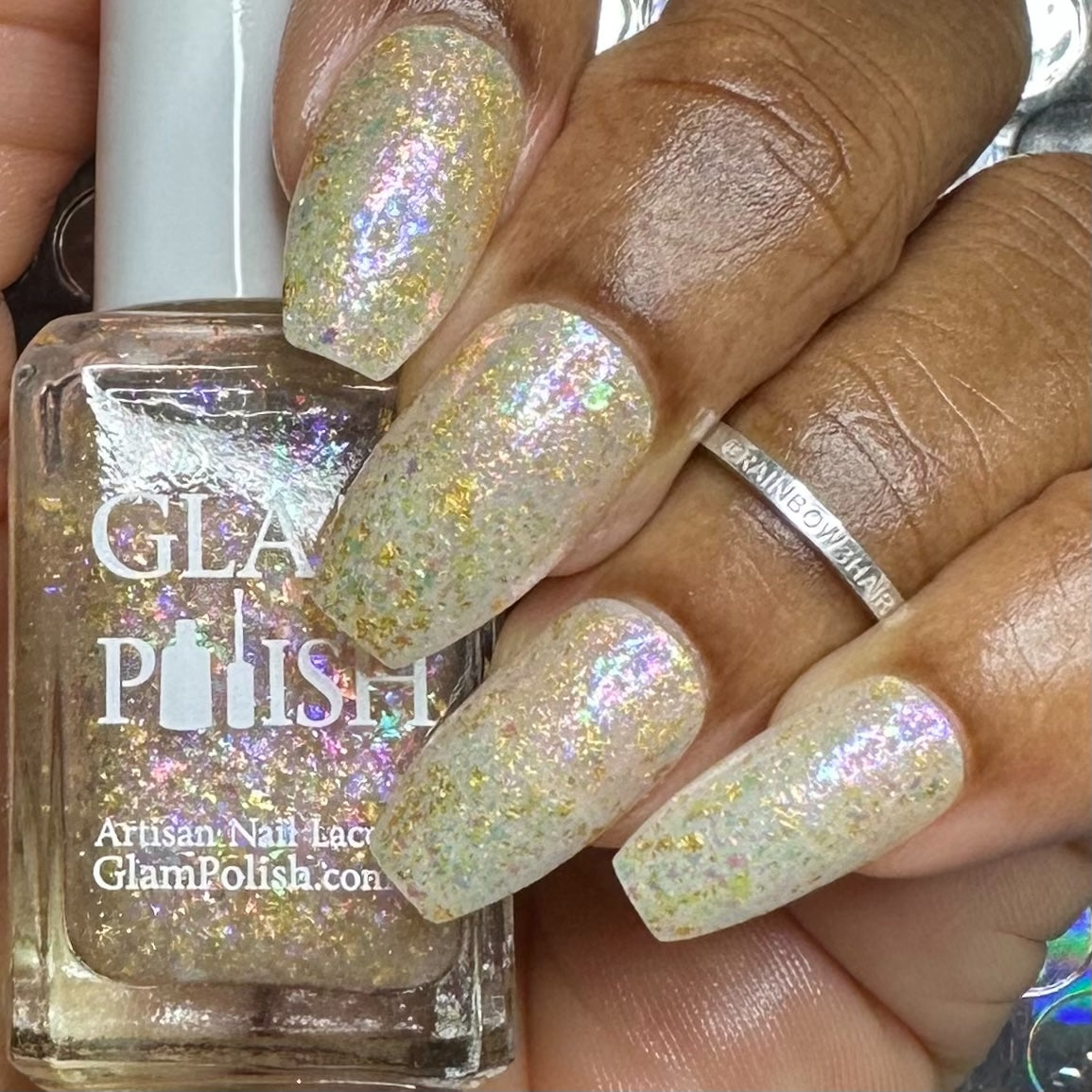 Chasing Rainbows - Limited Edition (23 Karat Gold Leaf & Iridescent Flakies)