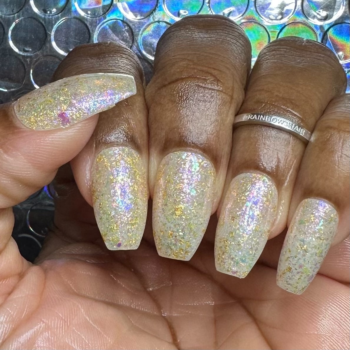 Chasing Rainbows - Limited Edition (23 Karat Gold Leaf & Iridescent Flakies)