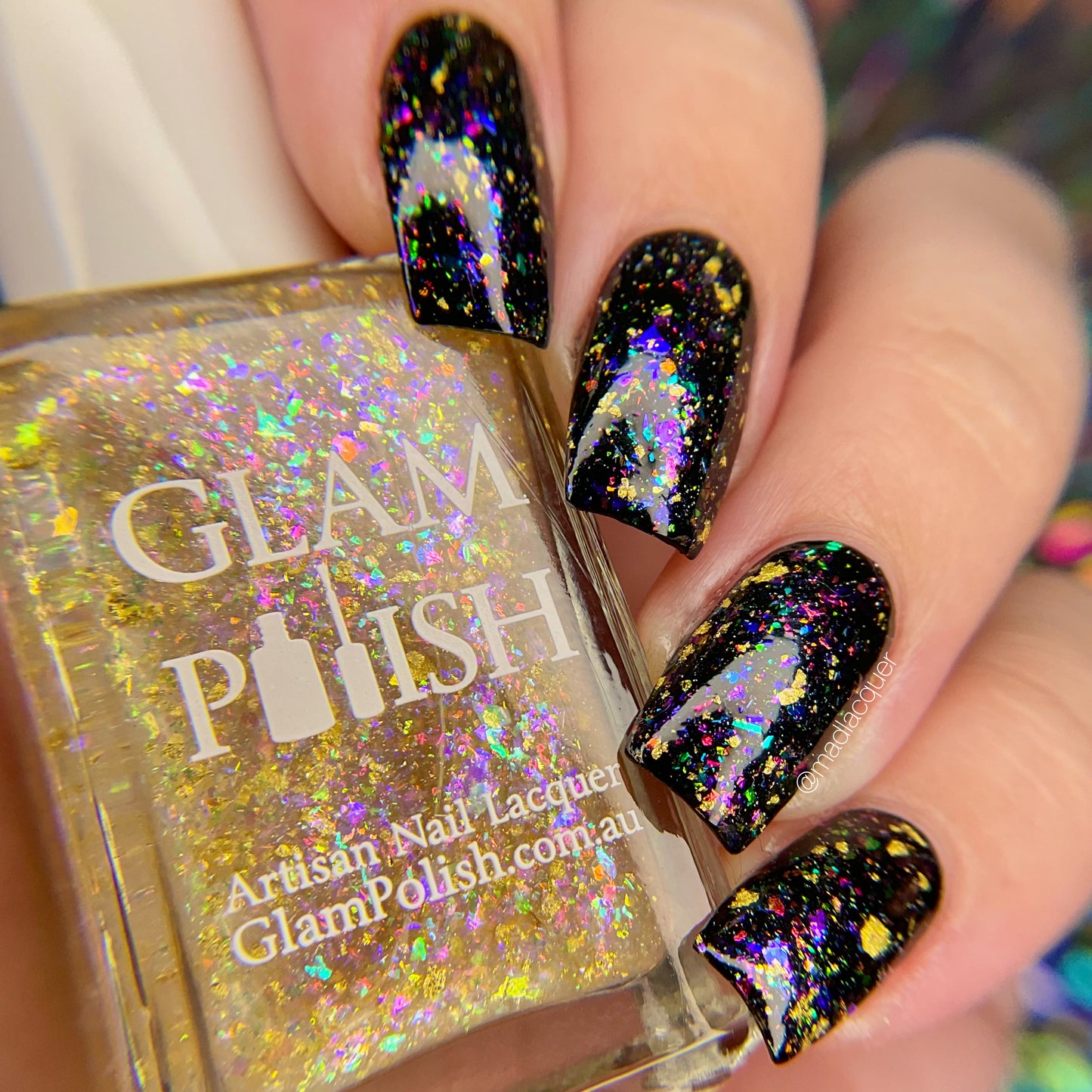Chasing Rainbows - Limited Edition (23 Karat Gold Leaf & Iridescent Flakies)