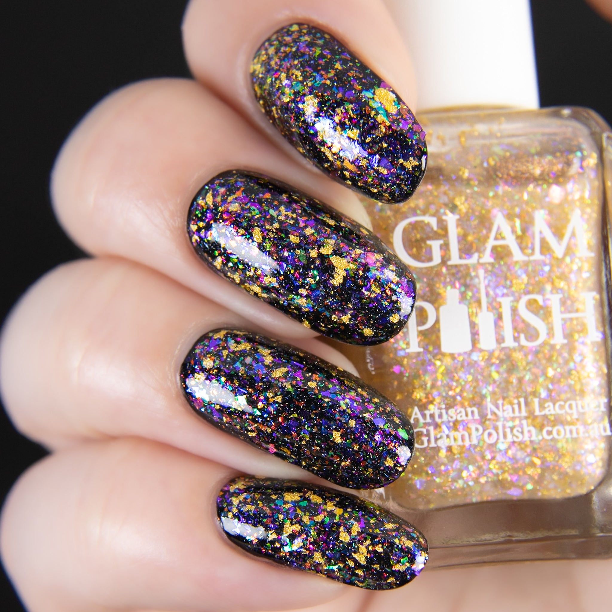 Glam All That Glitters Gold Glitter Nail Polish