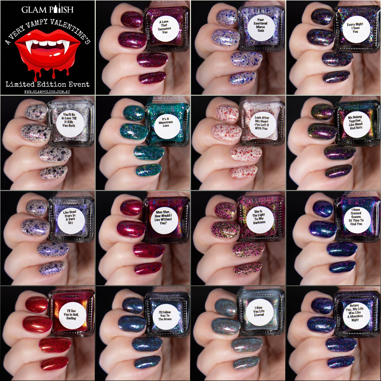 A Very Vampy Valentines Limited Editions - Full Collection (Fifteen Shades)